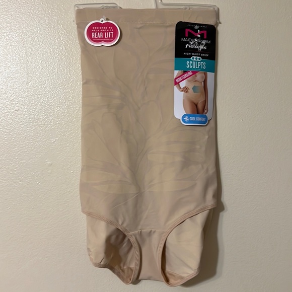 NEW Maidenform Woman's Flexees High Waist Sculpting Brief Panty FL0073 - Picture 1 of 5